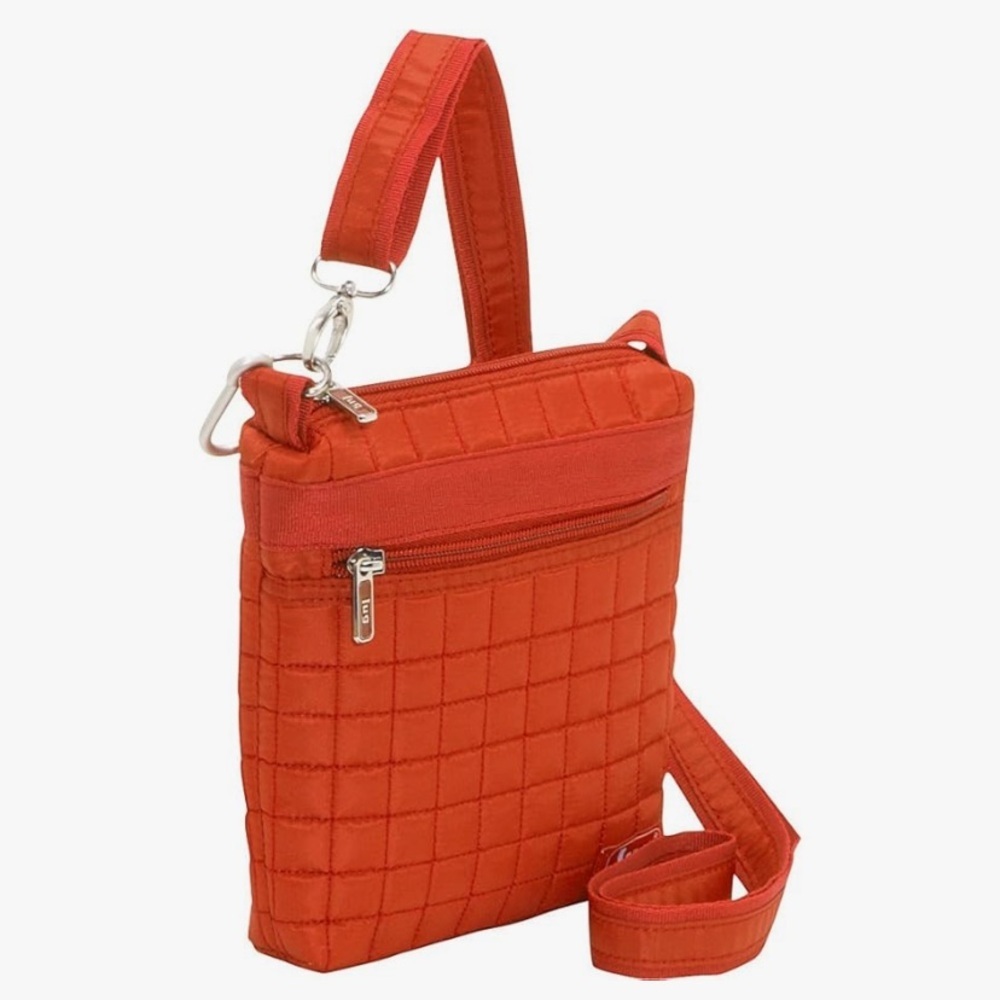 Lug Skipper Shoulder Pouch Bag Orange Office Casual Weekend Travel Walking